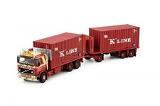 Tekno Volvo Sties Volvo F 12 ic 2 As Trekker + 3 As Koeloplegger 1:50 921204