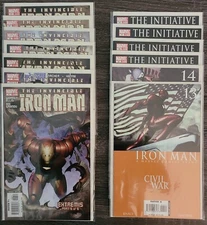 Invincible Iron Man #6-18 - 13 Issue Set Civil War / Extremis - Ellis Granov 