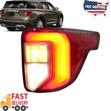 Right LED Rear Tail Light Lamp Brake Fit For Ford Explorer 2020 2021 2022 2023