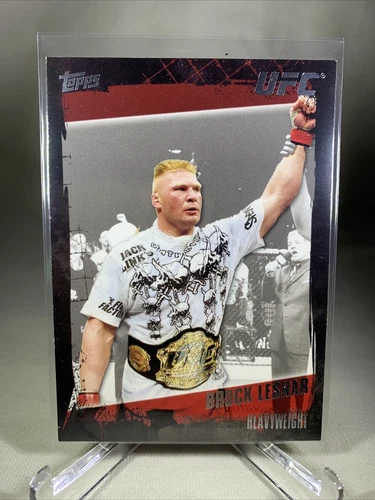 2010 Topps UFC Card #82 Brock Lesnar Rookie Card Rc