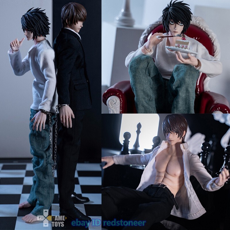 デスノート グッズセット L フィギュア GAMETOYS L·Lawliet & Yagami Light 1/6 Male Action Figure