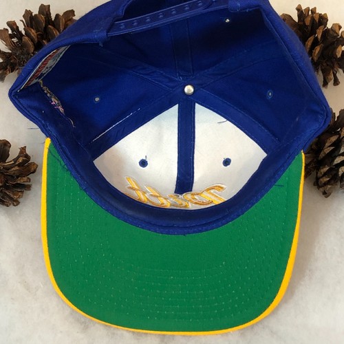 Vintage 90s Pittsburgh Panthers Starter Tailsweep Script Wool Snapback Hat NCAA - Picture 6 of 6