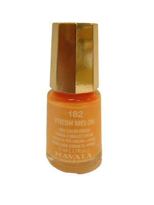 MAVALA 5ml Mini Nagellack Fresh Melon helles Pastell Orange Nail Color Cream 182