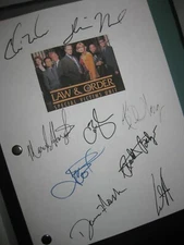 Law & Order SVU Alternate Signed TV Script X9 Christopher Meloni Hargitay Ice-T 