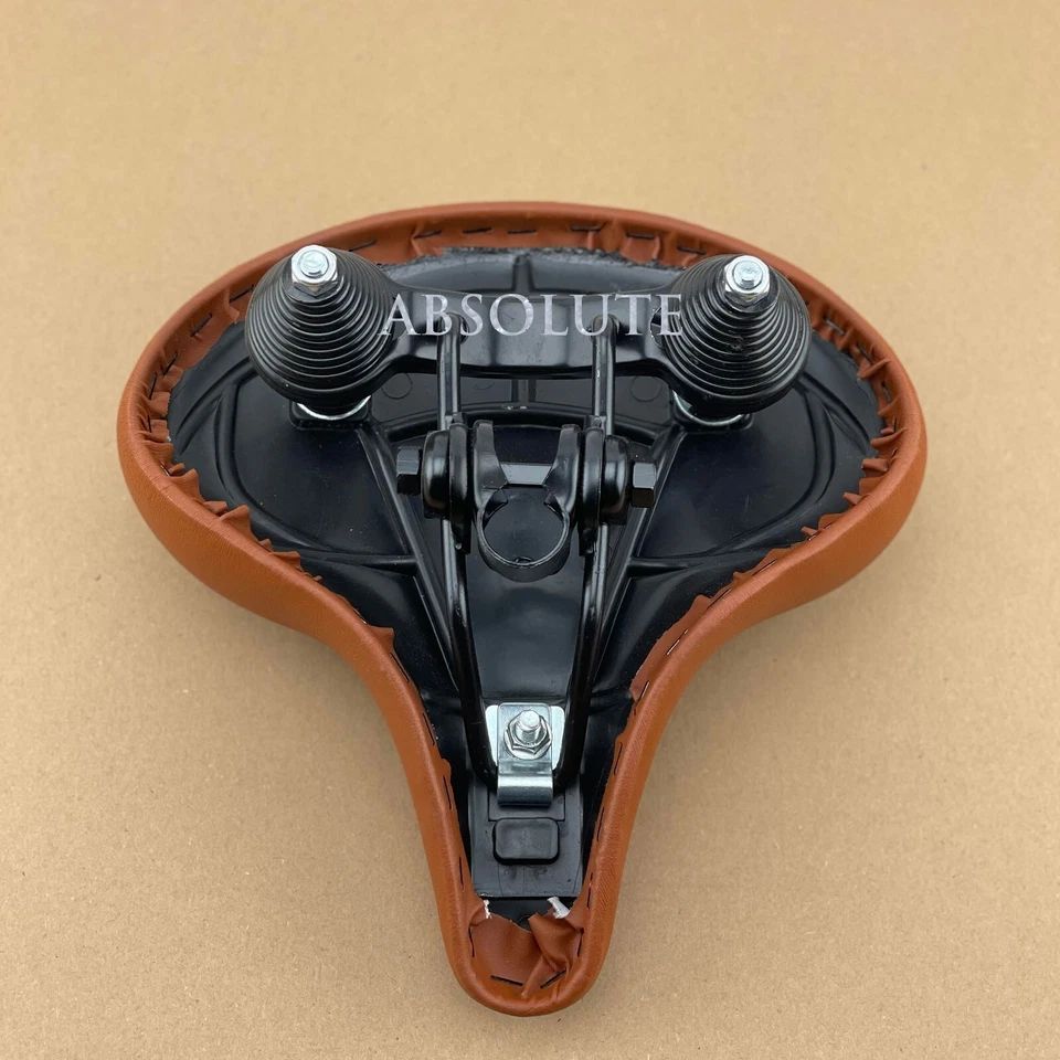 SILLÍN DE BICICLETA MARRÓN CRUISER VINTAGE BICICLETA TANQUE SCHWINN ASIENTO CLÁSICO BEACHCOMFORT Foto 2 de 2