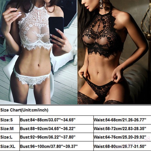 Women Underwear Bra Sexy Lingerie G-string Nightwear Lace Clothes Set Fashion - Picture 2 of 13