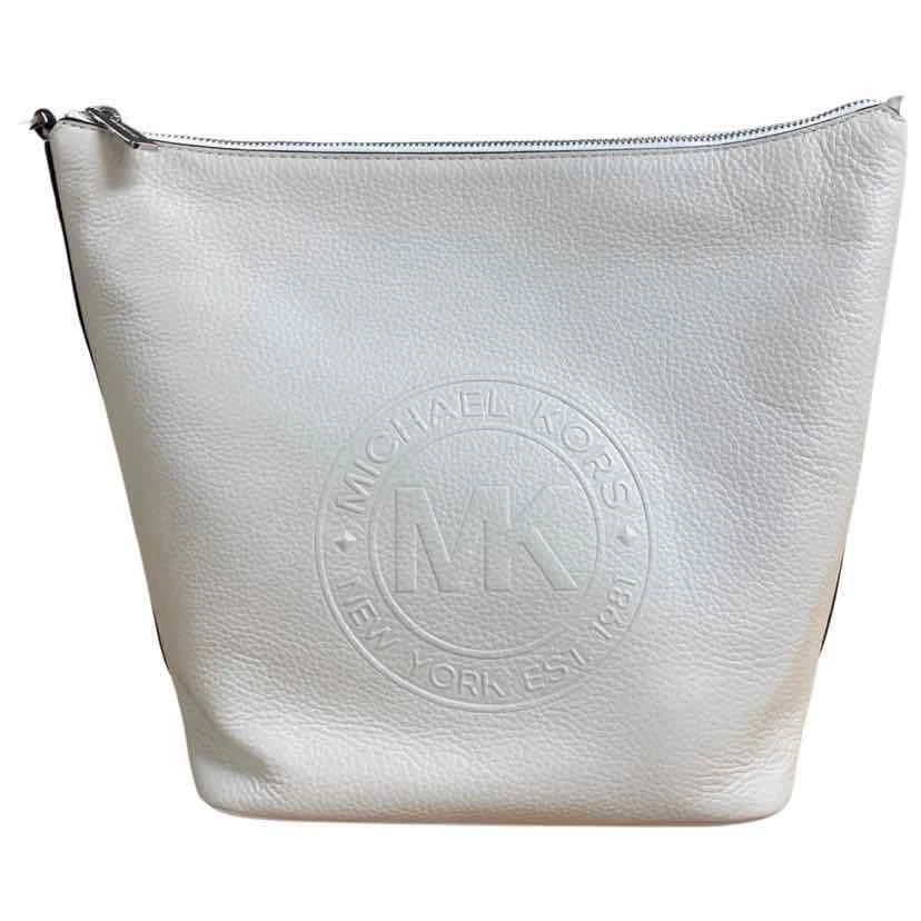 全新带标签! MICHAEL KORS 白色福尔顿运动包 * * 带墙壁 — 第 2/4 张图片