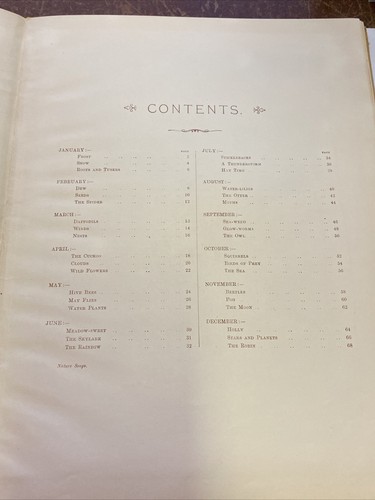 Nature Songs 1903 Hardcover 36 Songs Pianoforte Accompaniment J Curwen & Sons - Picture 10 of 12