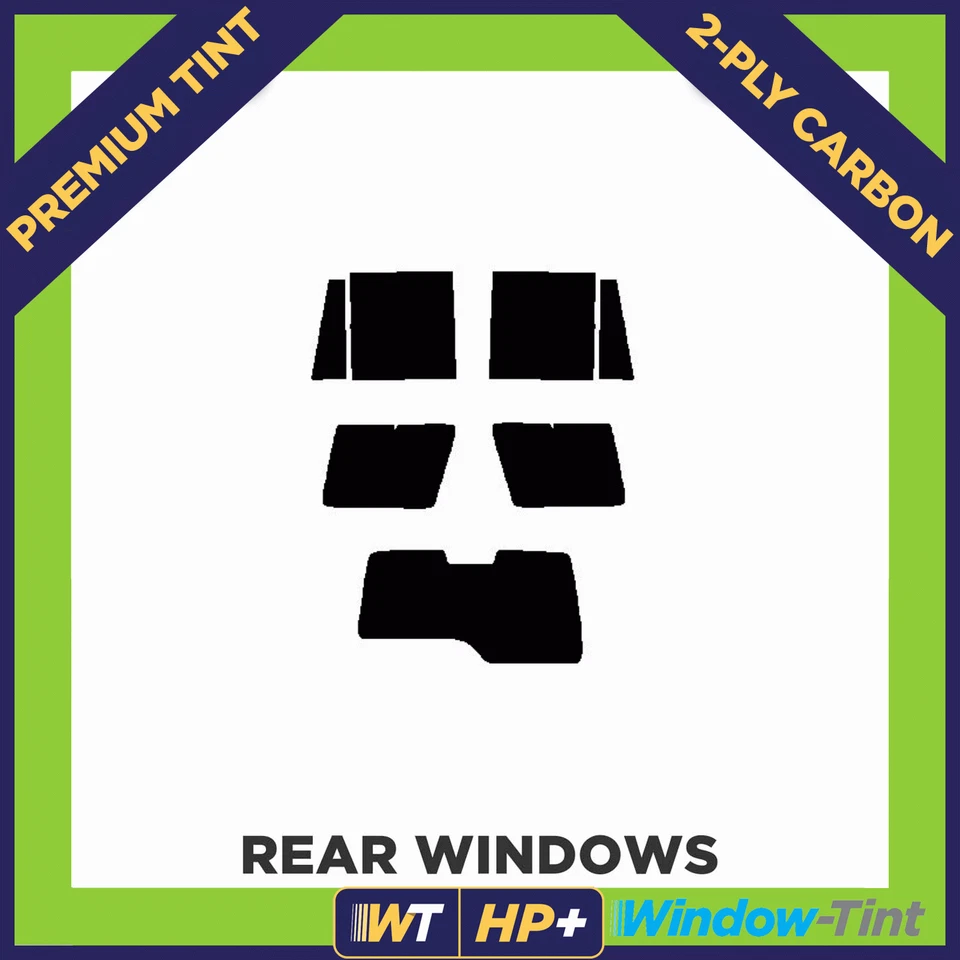 For Land Rover Discovery 98-04 Carbon Pre Cut Window Tint 20% Dark 2-ply HP+ - Image 2 of 4