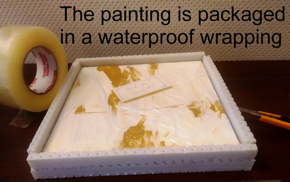 Flor Arte Original Amapola Pintura Boho Arte de Pared Impasto Floral Pintura Arte Foto 2 de 4