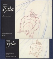VLADIMIR TYTLA Master Animator Katonah Museum Illustrated Catalog + Invite, 1994