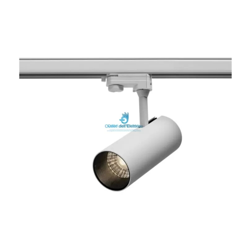 Wiva 41200102 Proiettore Nyos prj 20w 4k 40d white a binario