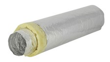 CasaFan Aluminum Flex Duct CasaIsoFlex 10m, Multiple Nominal Sizes