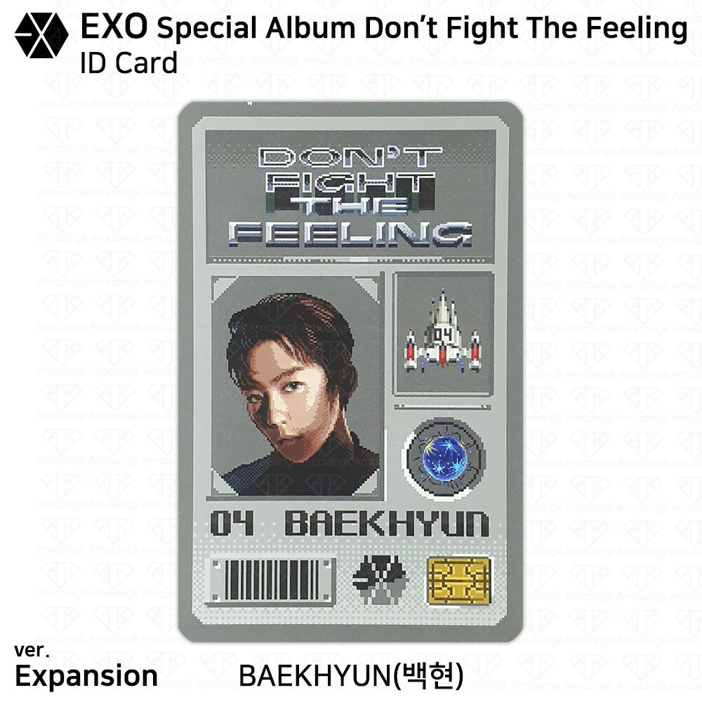 EXO DON'T FIGHT THE FEELING トレカ EXO Special Album Don't Fight the Feeling Official Photocard