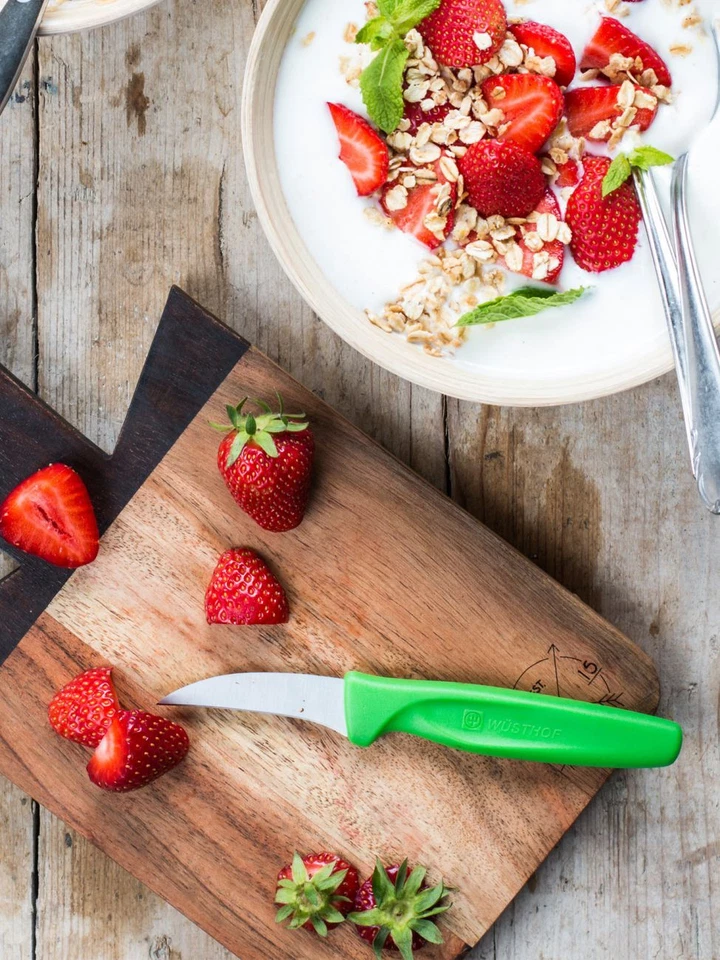 Wüsthof 9313 Messerset 2-teilig Gemüsemesser + Schälmesser schwarz / grün / rot - Bild 2 von 4