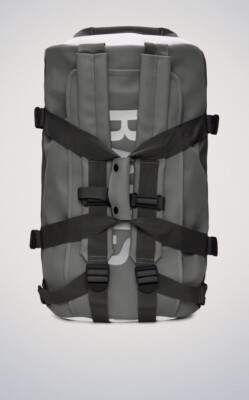 RAINS Duffel Backpack Large NEW White Grey $225
