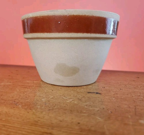 6 GRES De Gien France Vintage Sandstone cooking Bowls 4" X 2 1/2" Rustic Baking - Picture 13 of 14