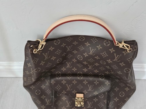 Authentic Louis Vuitton Metis Hobo Mongram Canvas Handbag & Dust Bag - Picture 6 of 14