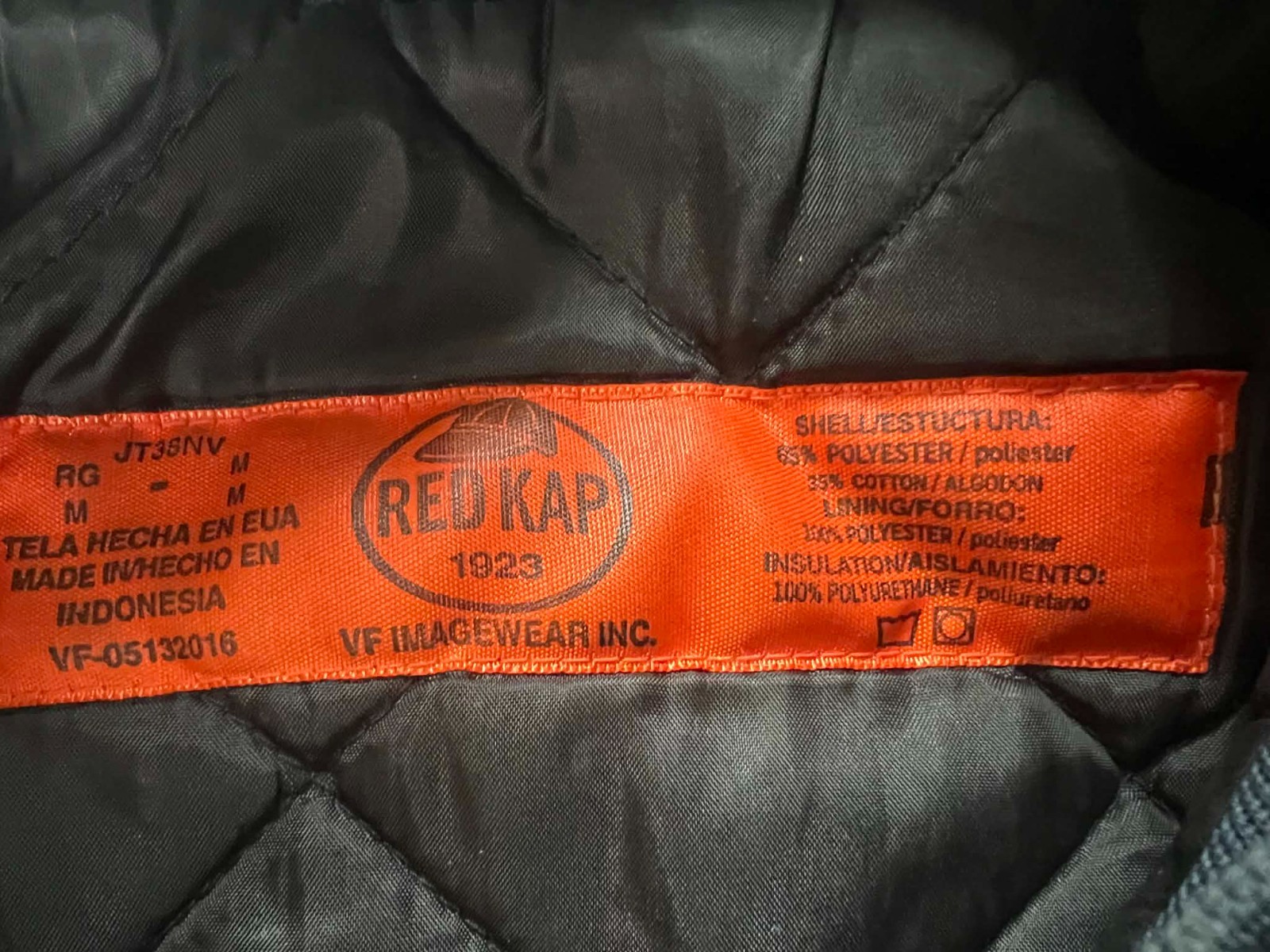 Red Kap Perma-Lined Solid Team Work Jacket Blue S… - image 2