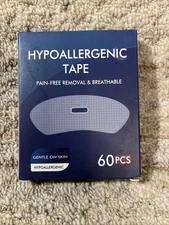 NEW Caxebst Hypoallergenic Mouth Tape 60 Pieces Strips Breathable Gentle on skin