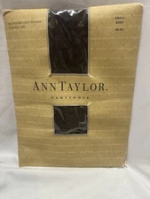 Ann Taylor Pantyhose Size Small Bark Color Sheer Control Top with Lycra NEW