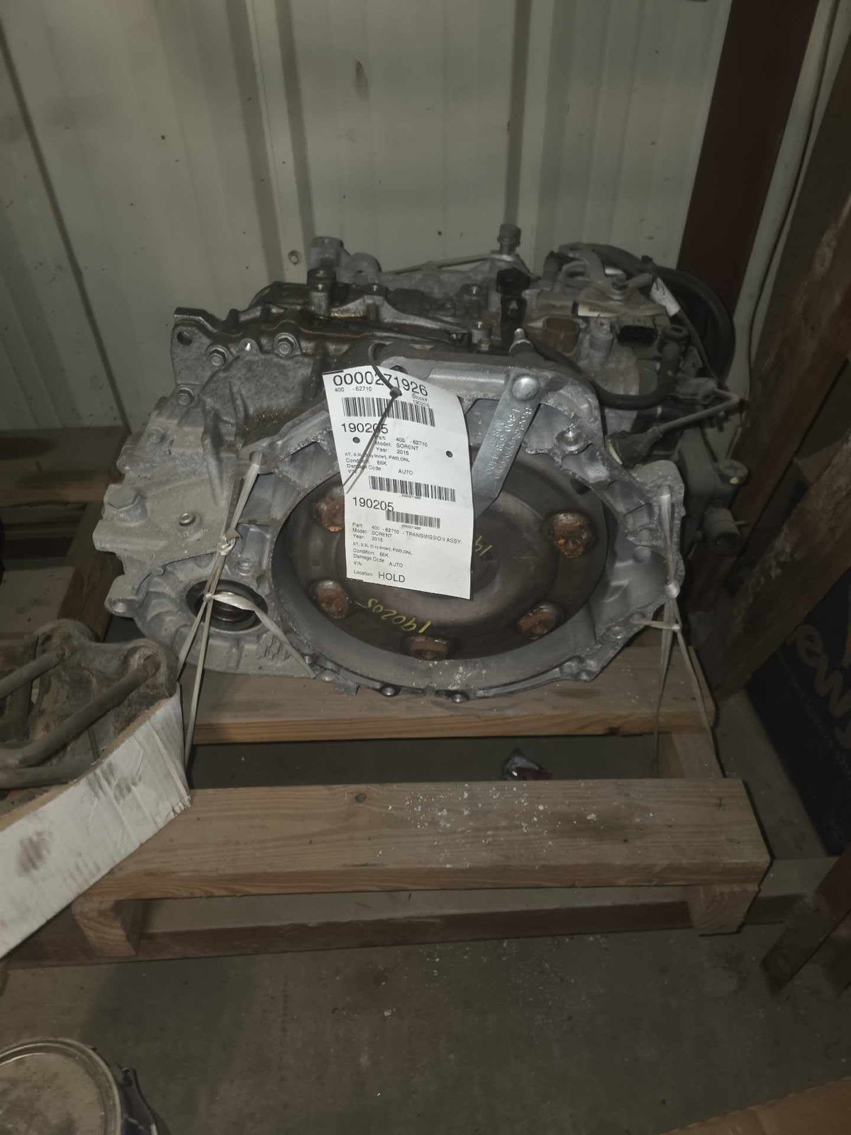 14 -15 KIA SORENTO Transmission. At 3.3l Fwdonly 66975 Miles