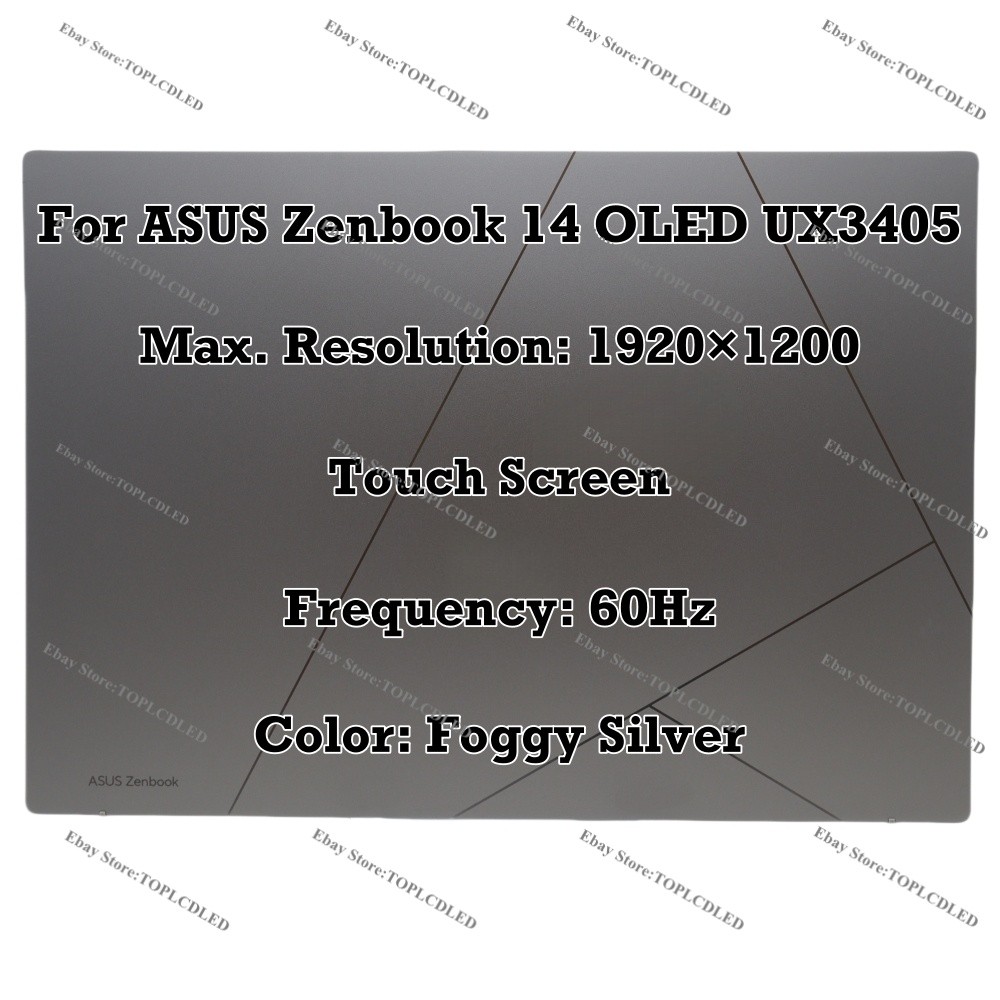 14.0"" LCD Screen Complete Assembly Replacement For ASUS Zenbook 14 OLED UX3405