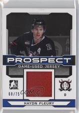 2014 ITG Draft Prospects Prospect Game Used Blue Jersey 68/75 Haydn Fleury t3w