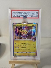 2020 Pokemon Japanese S-P Kanazawa's Pikachu P.M. Center #144 PSA 10 GEM MT