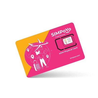Physische eSIM-Karte nur für GL.iNet Router - Reise-eSIM mit Global 4G/5G