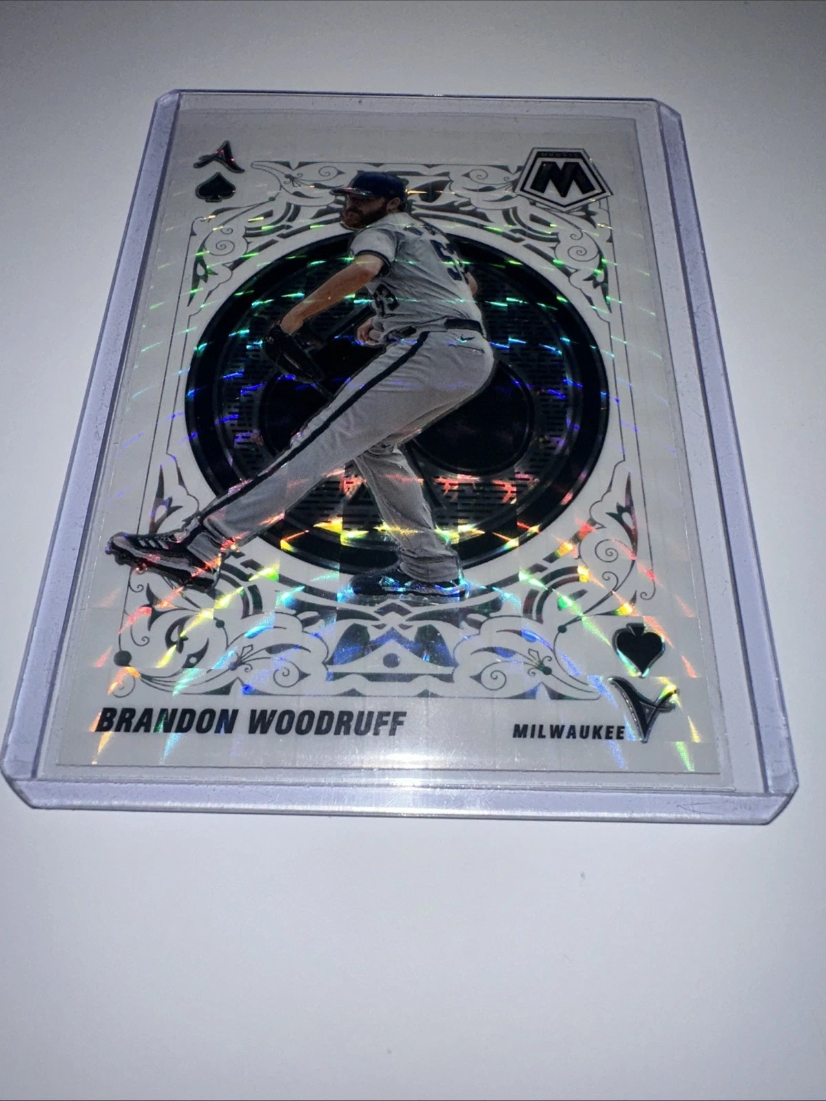 2022 Panini Mosaic - Aces Brandon Woodruff #A-12 Mosaic Prizm