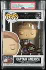 Funko Pop! Marvel Captain America #1383 Glow Chase Upper Deck Graded PSA 9!
