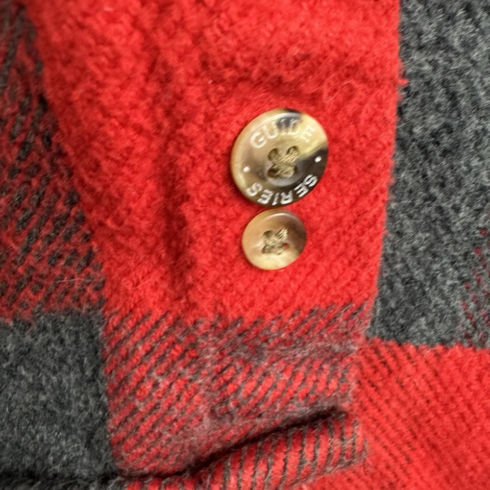 GUIDE SERIES FLANNEL SHIRT MENS SIZE LARGE BUFFALO PLAID HUNTING THICK CorpCore - Image 3 of 4