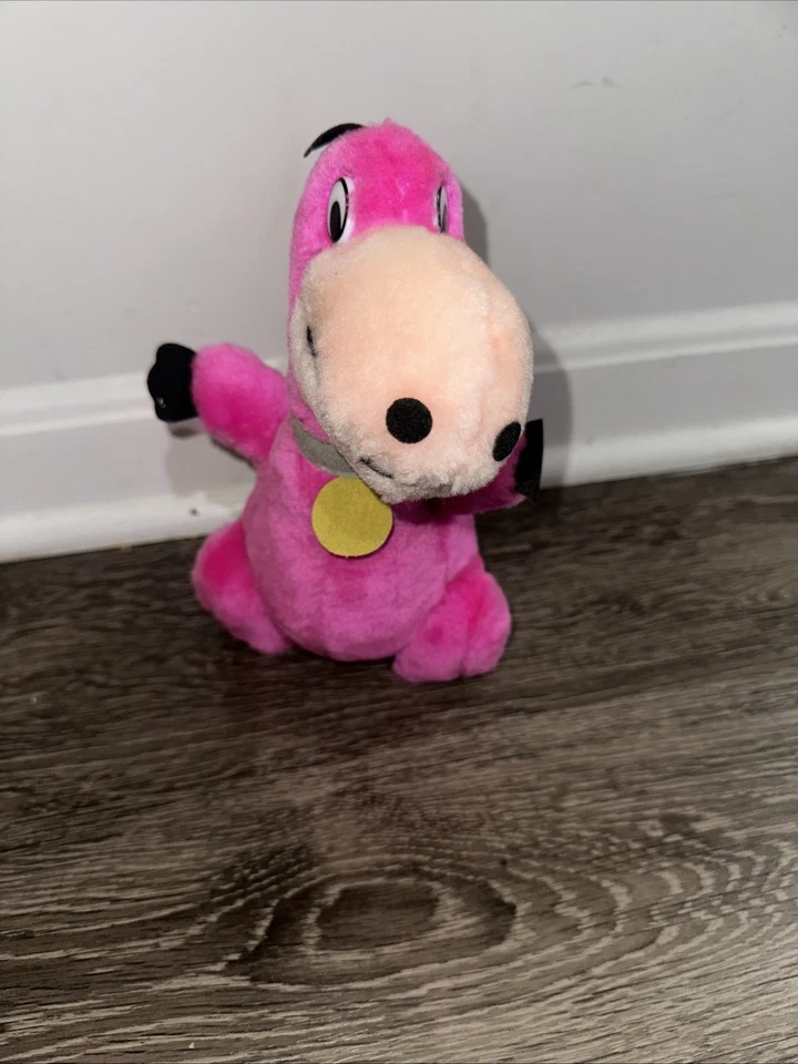 Vintage 90s The Flintstones Dino Hanna-Barbera Large Plush Stuffed Animal - Image 2 of 4