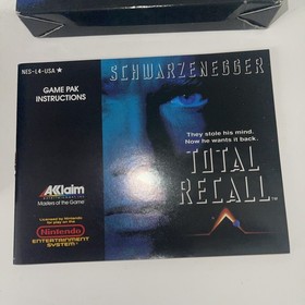 Total Recall (Nintendo NES, 1990) CIB Completo con P&oacute;ster NARC - Limpio - PROBADO