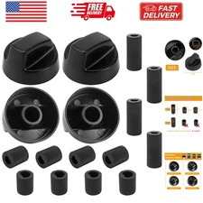 Universal Control Knobs Replacement with 12 Adapter Compatible Oven/Stove/Ran...