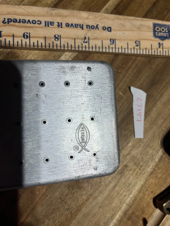 Винтажная коробка для рыбалки нахлыстом Perrine 92 (27197) - Изображение 4 из 4