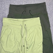 Lululemon Dance Studio Mid-Rise Pant Bundle Dark Forest Desert Green Size 4