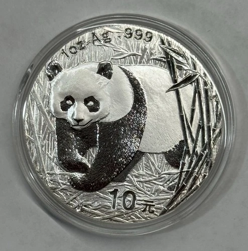 2002 Chinese Silver Panda 1 oz — photo from another recent sale