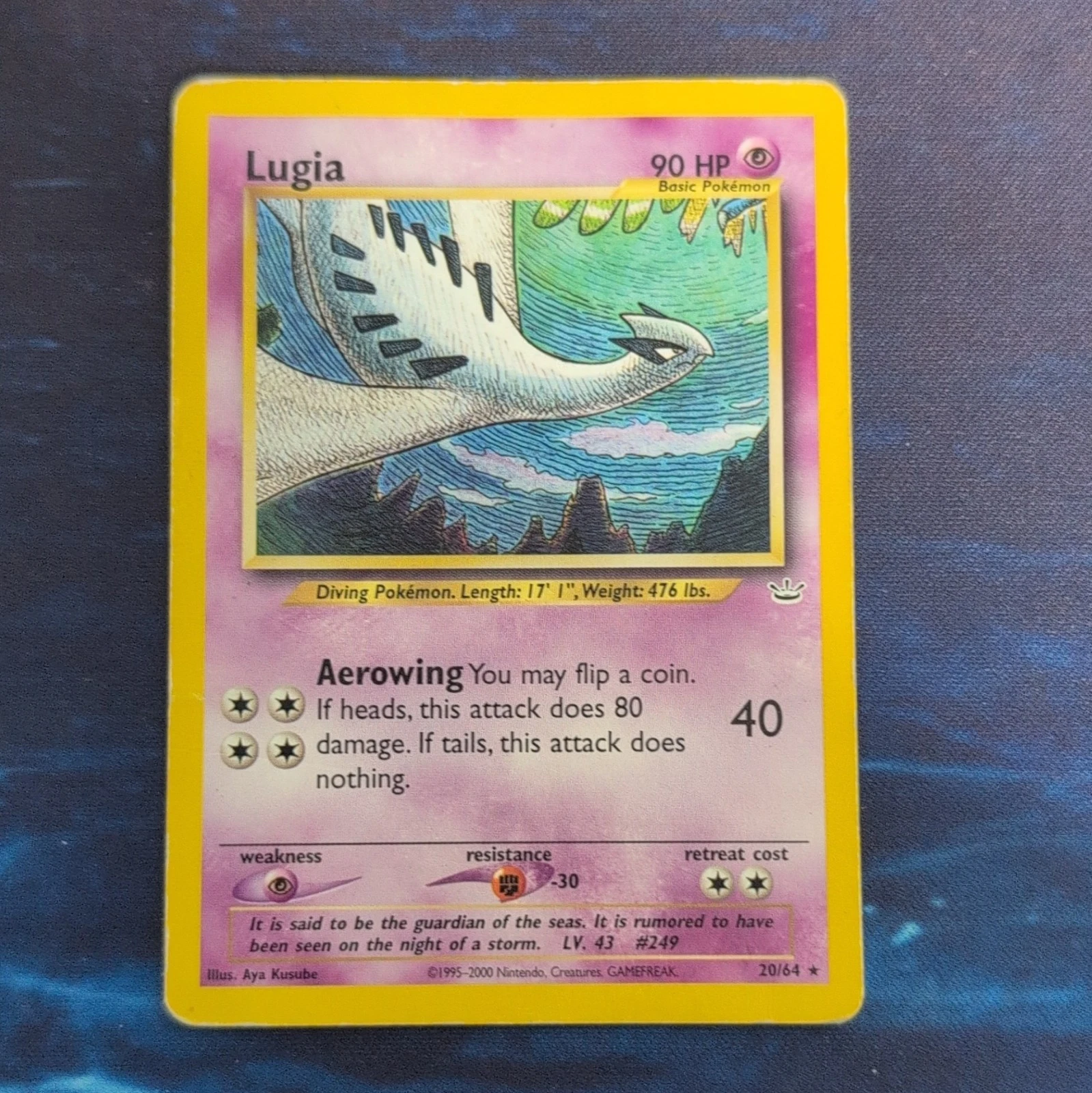 HP Lugia 20/64 Neo Revelation Rare . Reduced Shipping!