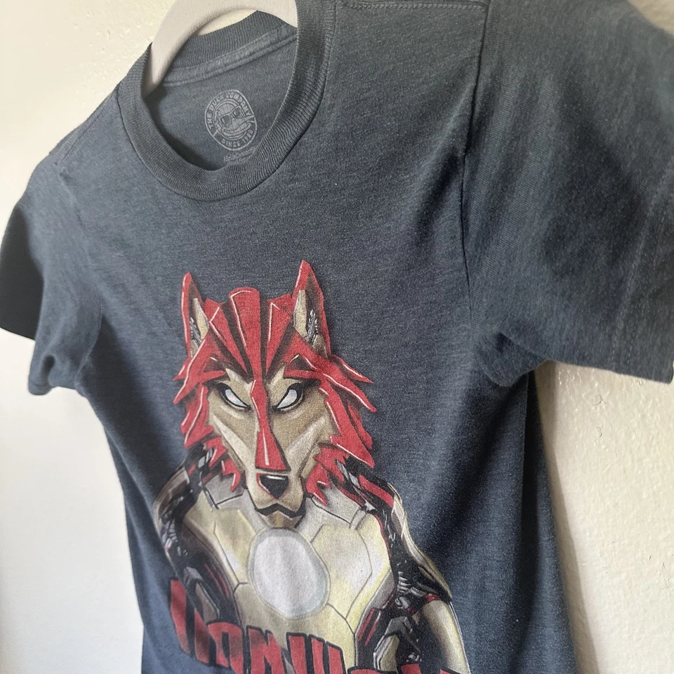 The Duck Company IRON WOLF Shirt BOYS Size Small The Great Wolf Lodge Iron Man - Image 2 of 4