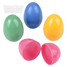 RI 3.25" Hinged Plastic Easter Eggs 100pc/Un