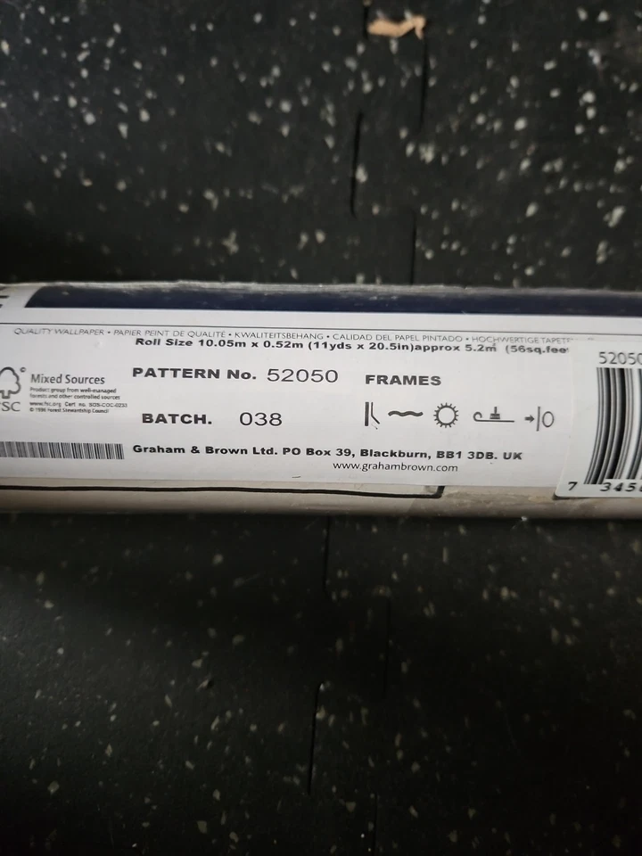 Graham & Brown Wallpaper “FRAMES” 56Sq.feet Discontinued Pattern #52050 - Image 2 of 4