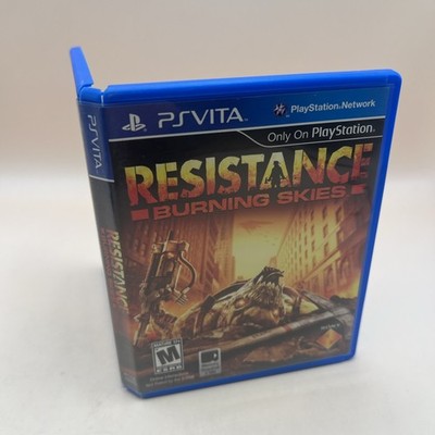 Resistance Burning Skies PS Vita. Tested and Working! Complete in Box CIB