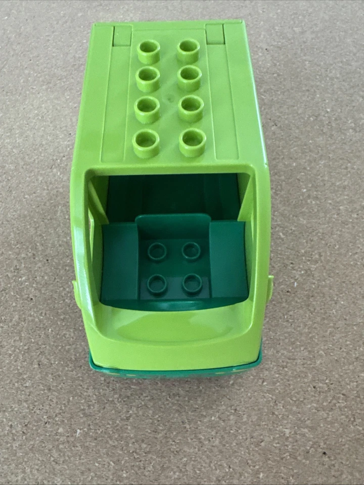 Lego Duplo CAMIÓN FURGONETA PRODUCTOS VEGETALES VERDES Entrega de comestibles Completo Foto 3 de 4