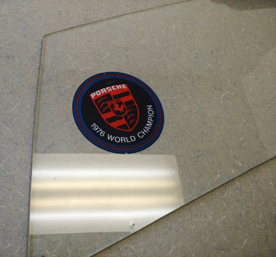 MUY BONITO USADO ORIGINAL GENUINO PORSCHE 914 914-6 VENTANA TRASERA DELODUR-1 CRISTAL 1 Foto 3 de 4