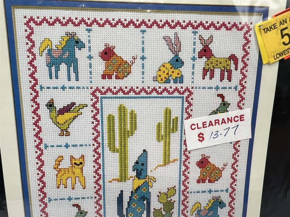 NUEVO KIT PUNTO DE CRUZ CONTADO MONARCH HORIZONS SOUTHWEST MENAGERIE CS78  Foto 4 de 4