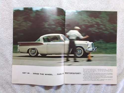 Folleto de ventas Studebaker Golden & Silver Hawks 1957 Commander Champion Wagon - Imagen 2 de 7