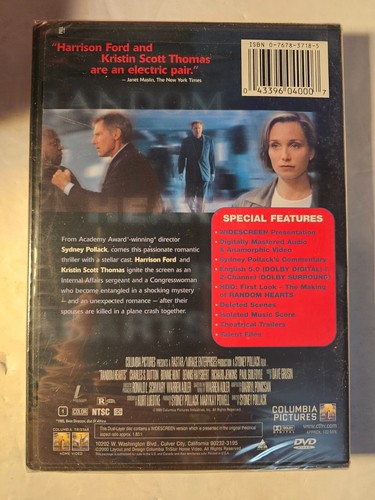 Random Hearts (DVD, 2000) Harrison Ford New Sealed - Foto 2 di 2
