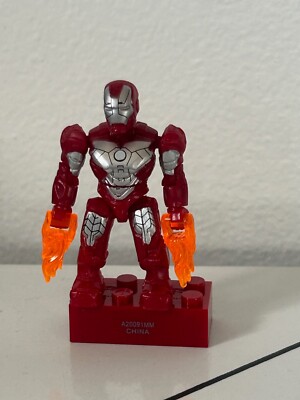 Mega Bloks 2012 Marvel Series 2 Iron Man Minifigure Out of Package 100% Complete